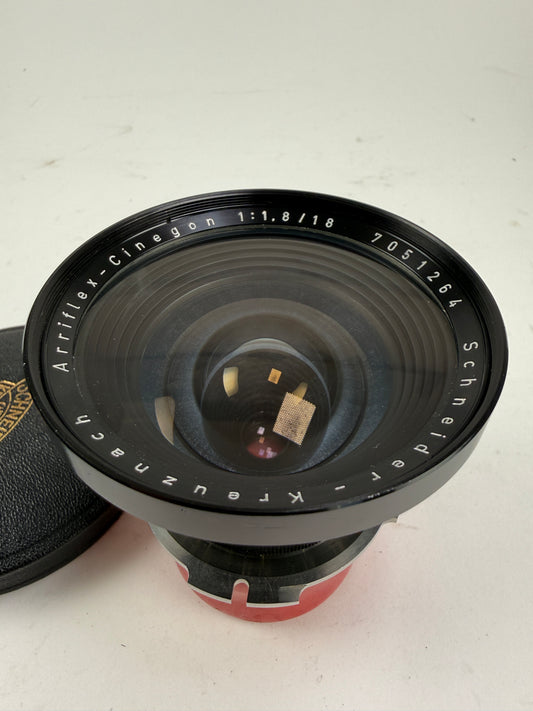 Schneider Kreuznach Arriflex-Cinegon 18mm f1.8 Lens Arri PL mount