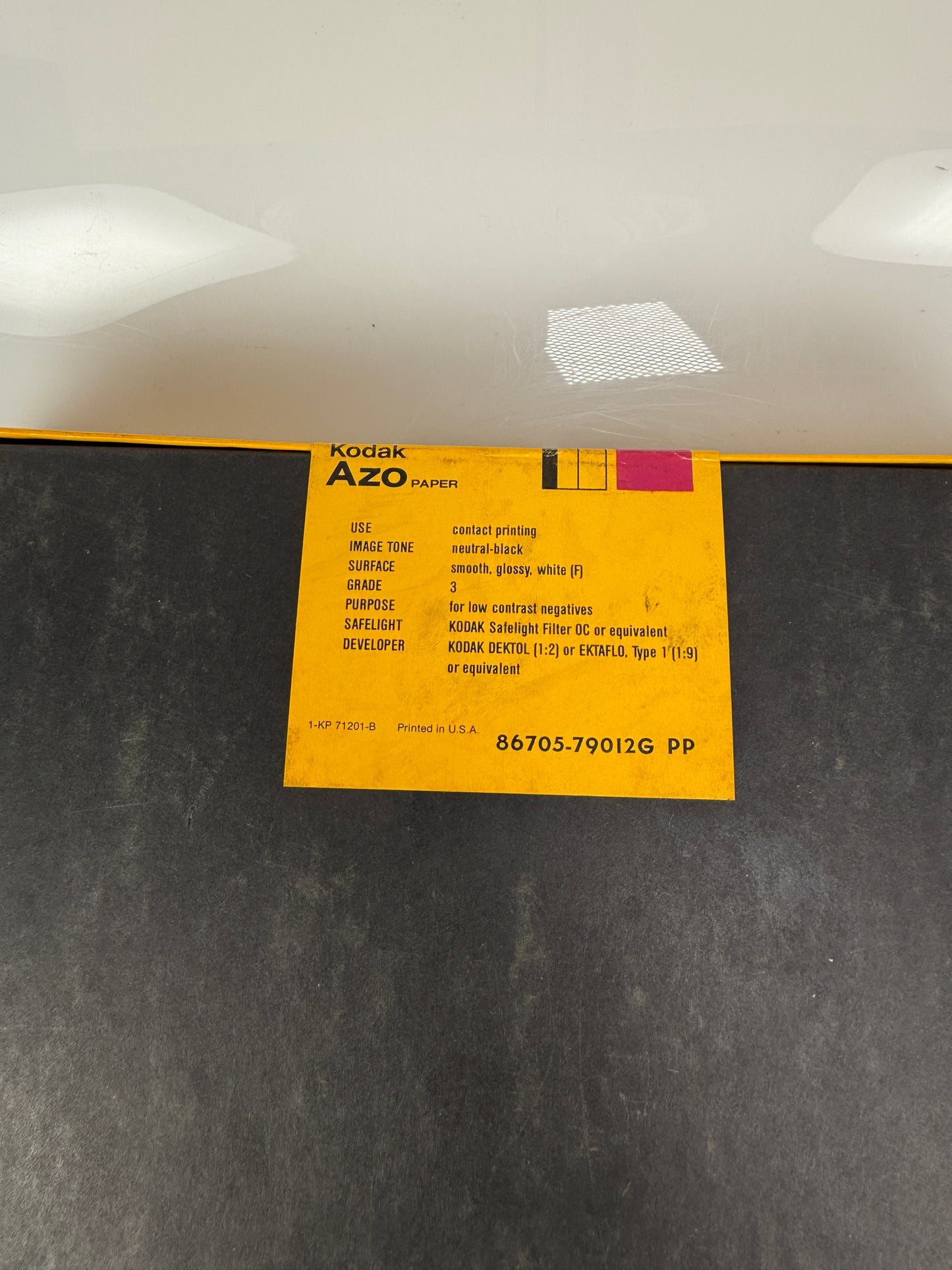 Kodak Azo F3 B&W Paper - 11x14, 250 sheets, SEALED single weight