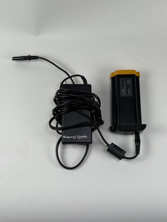 Canon DC-E1 DC Coupler + PA-V16 AC Adapter Kit – Near Mint – EOS 1D / 1Ds Series