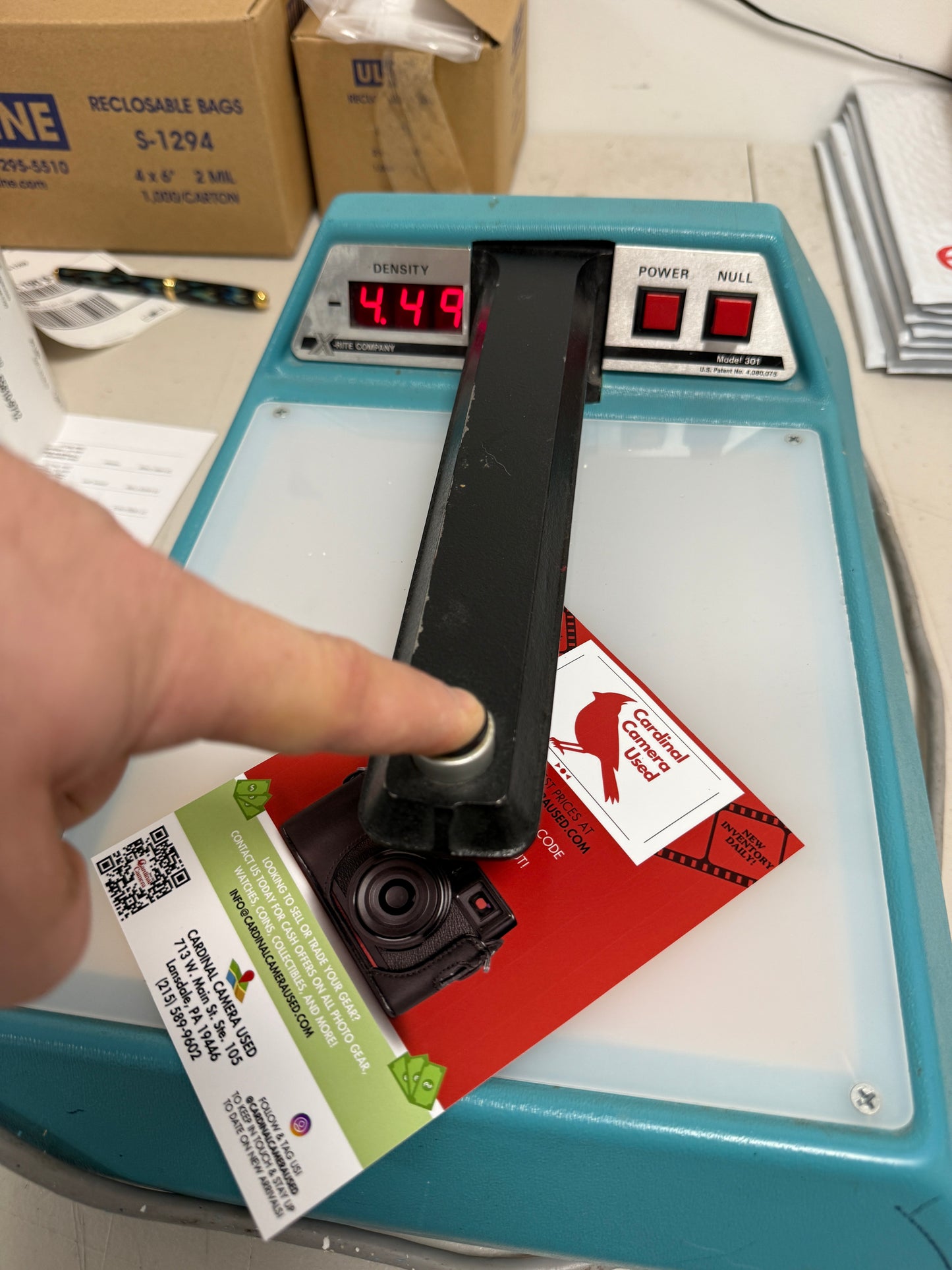 X-Rite 301 Transmission Densitometer