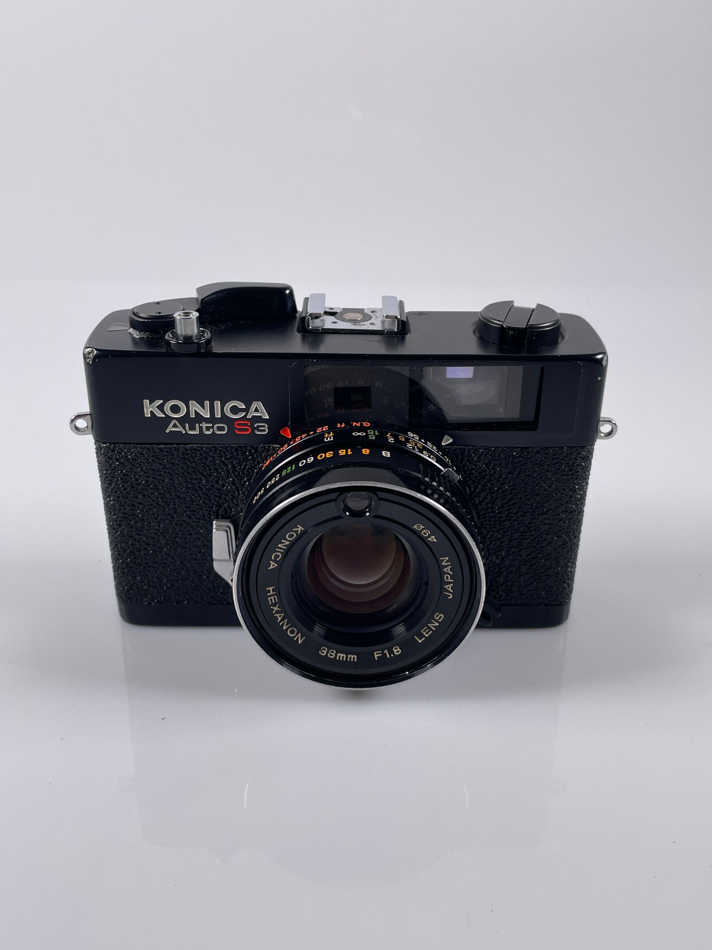 Konica Auto S3 Rangefinder Camera w/ Hexanon 38mm f1.8 black