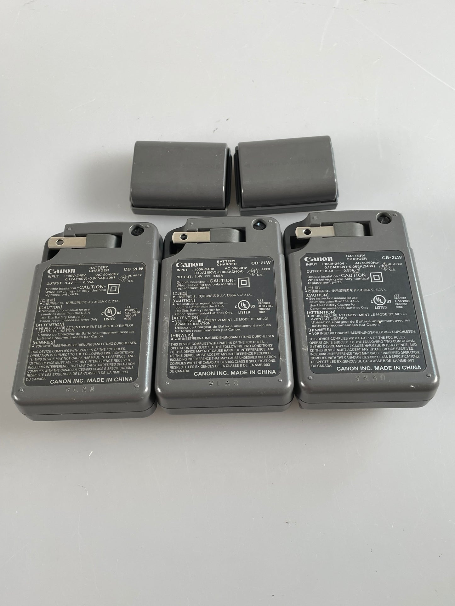 Canon OEM NB-2L Battery + Charger  for EOS XT XTi, 350D, G9, G7, S50, S80 Lot