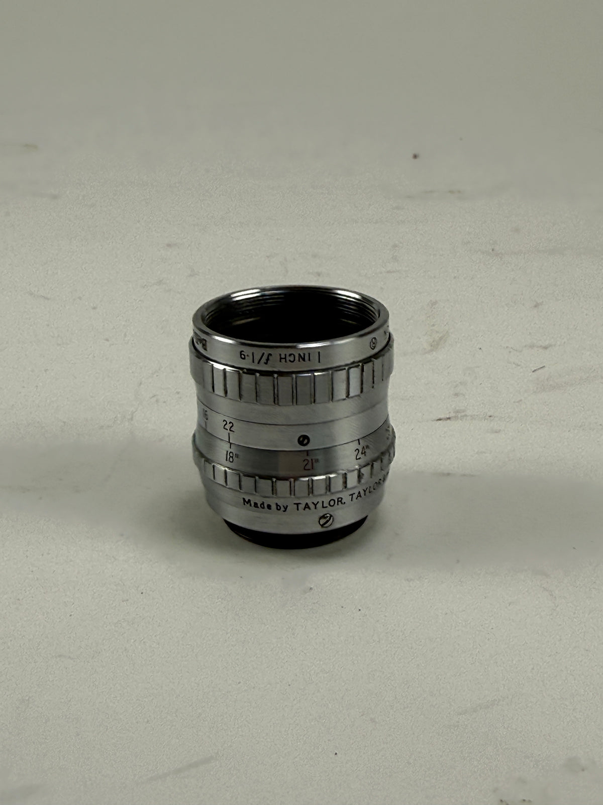 Bell & Howell Taylor Hobson 1 Inch 25mm f1.9 C-Mount 16 mm Cine Camera Lens