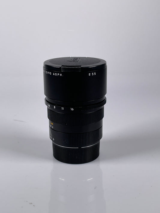 Leica 11884 90mm f2 APO Summicron-M ASPH Black E55 6-Bit Lens