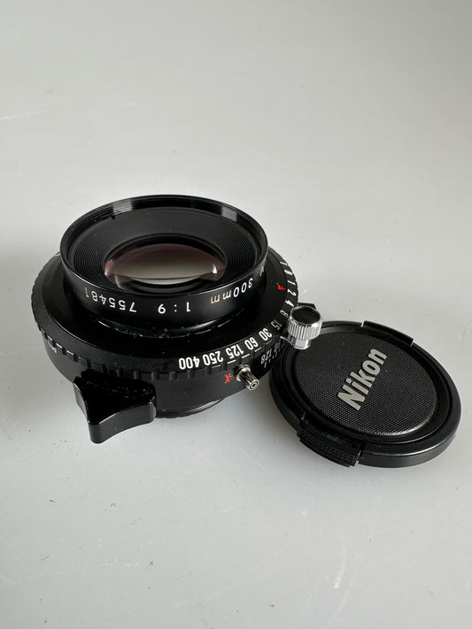 Nikon Nikkor M 300mm F9 Copal 1 Shutter Large Format Lens