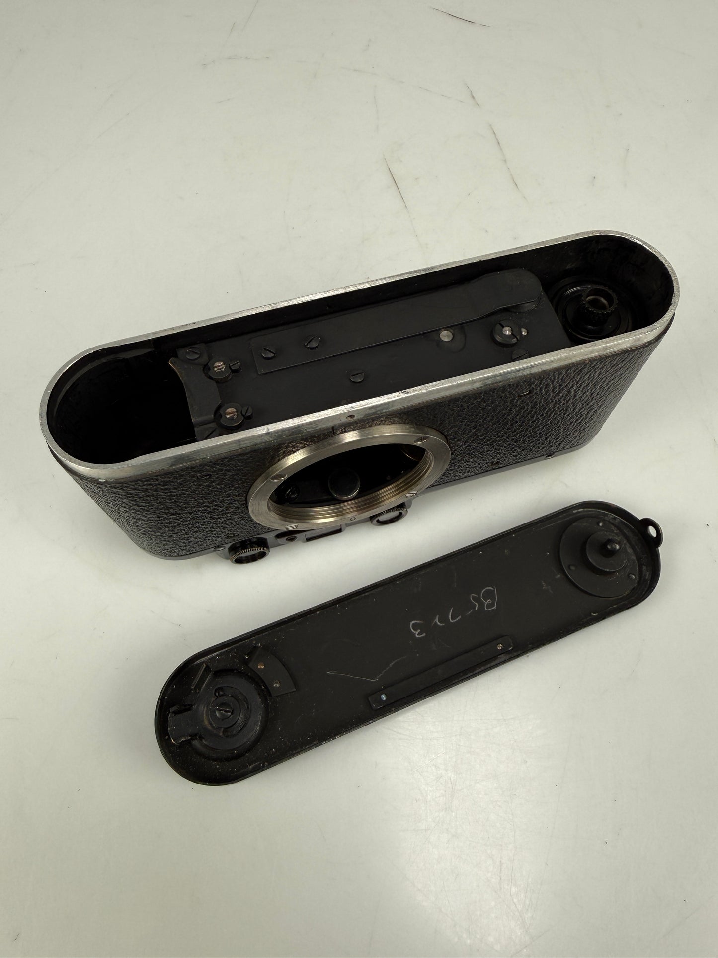 Leica II Model D 35mm Film Rangefinder Black Camera Body “Germany” hot shoe