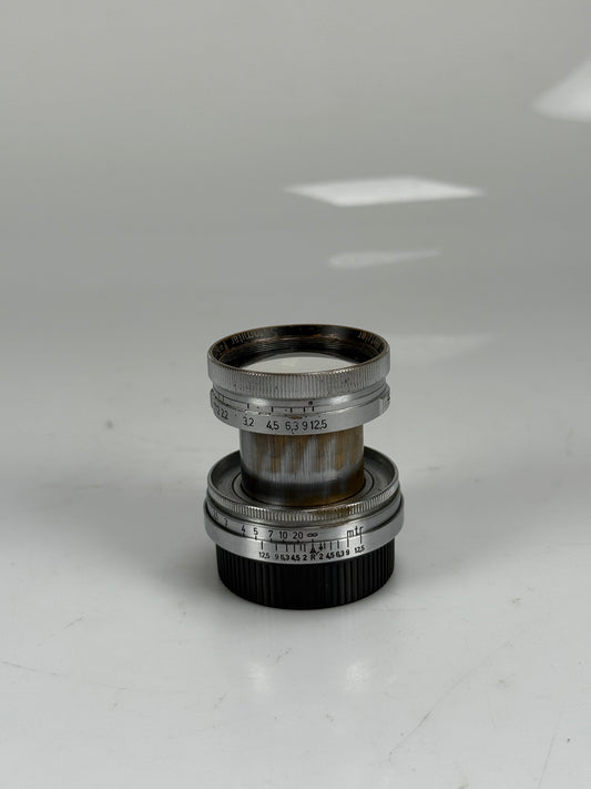 Leica Summitar 5cm f2 Ltm screwmount rangefinder lens Chrome