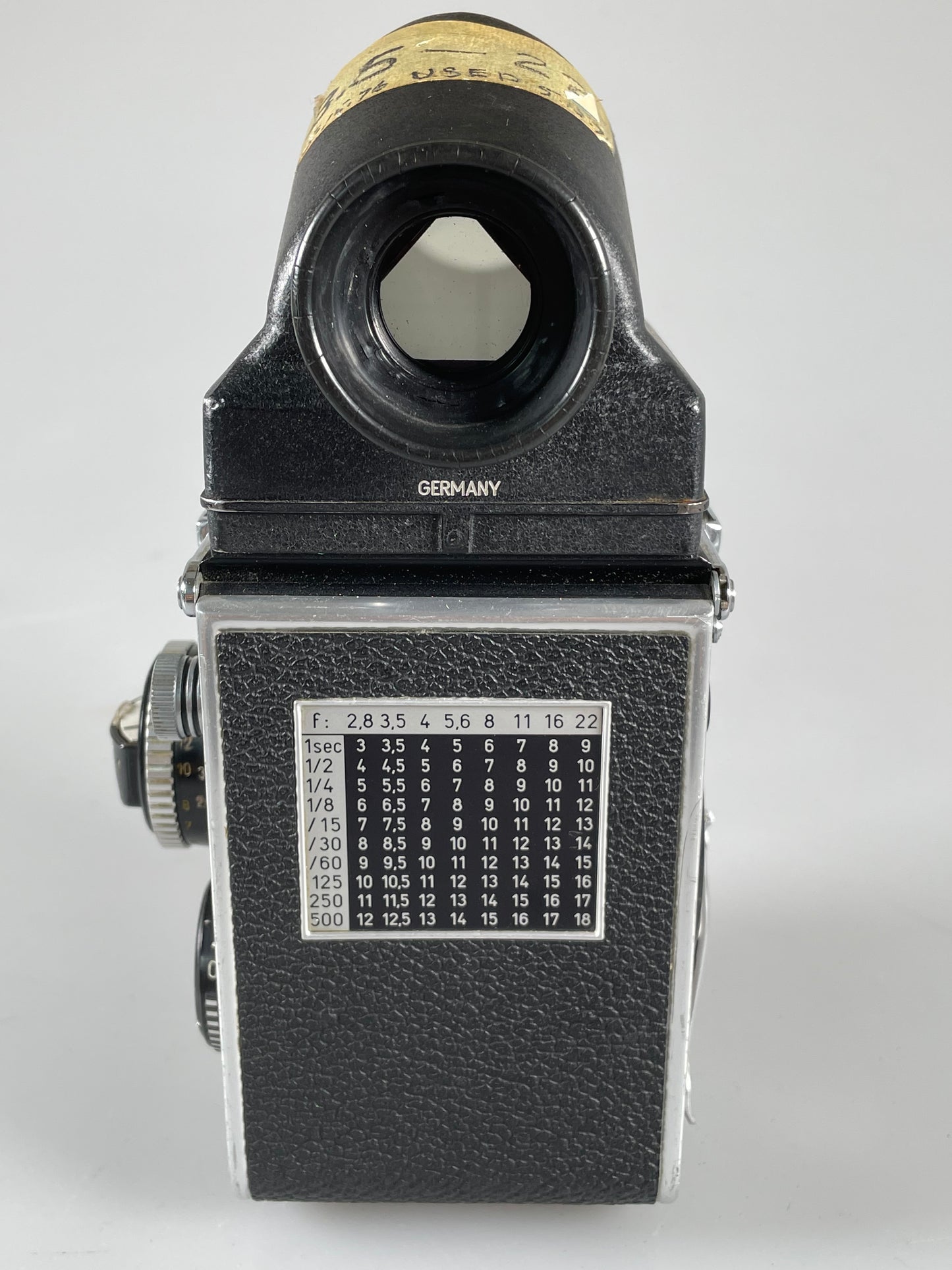 Rolleiflex 2.8F 12/24 TLR Camera w/ Planar 80mm f2.8 and prism