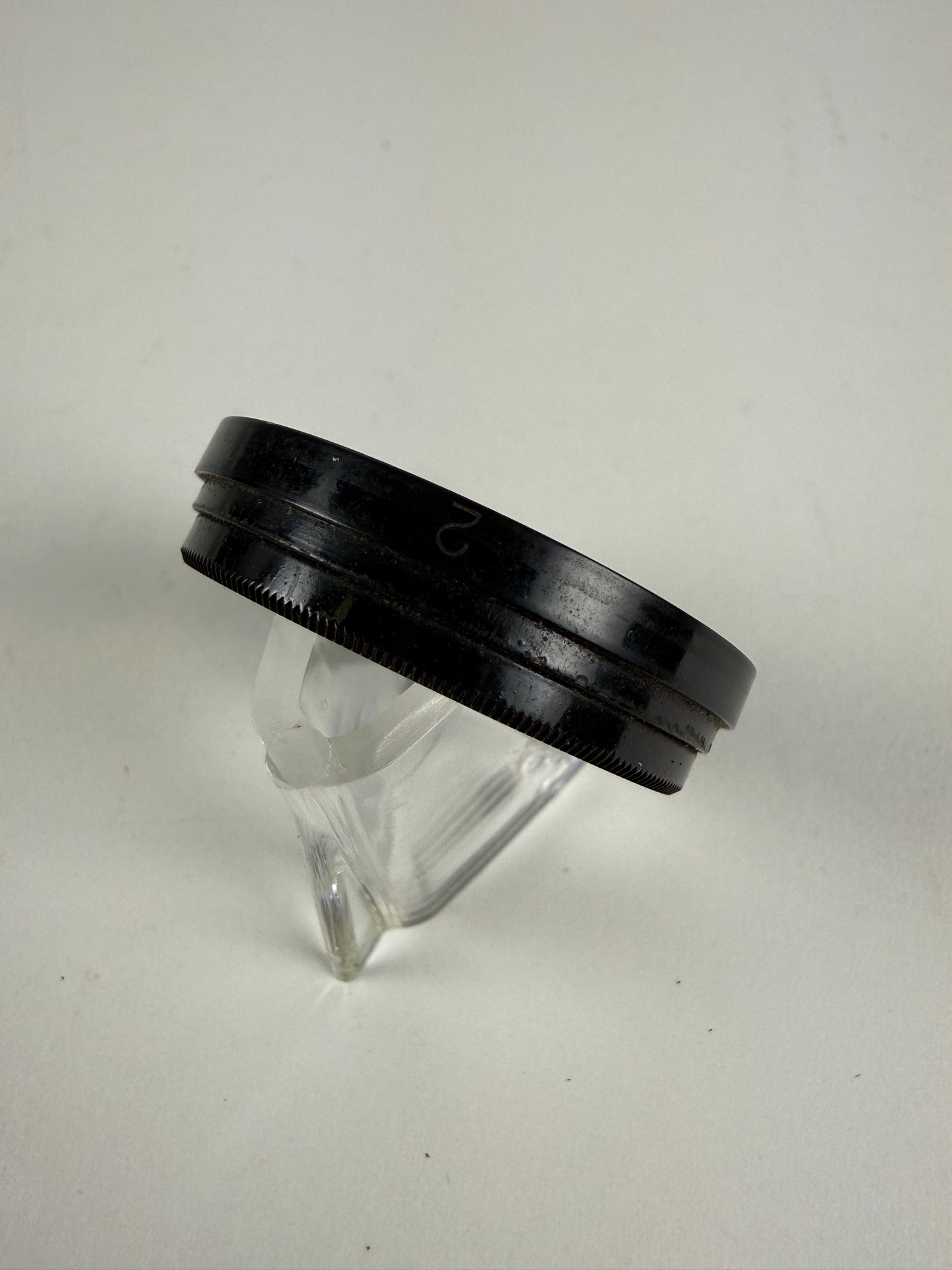 Leitz Leica Black A36 Yellow 2 Contrast Camera Lens Filter - Summitar push on 36mm