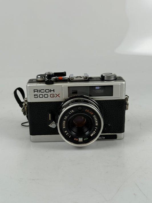 Ricoh 500GX Rangerfinder 35mm Film Camera Rikenon 40mm f2.8