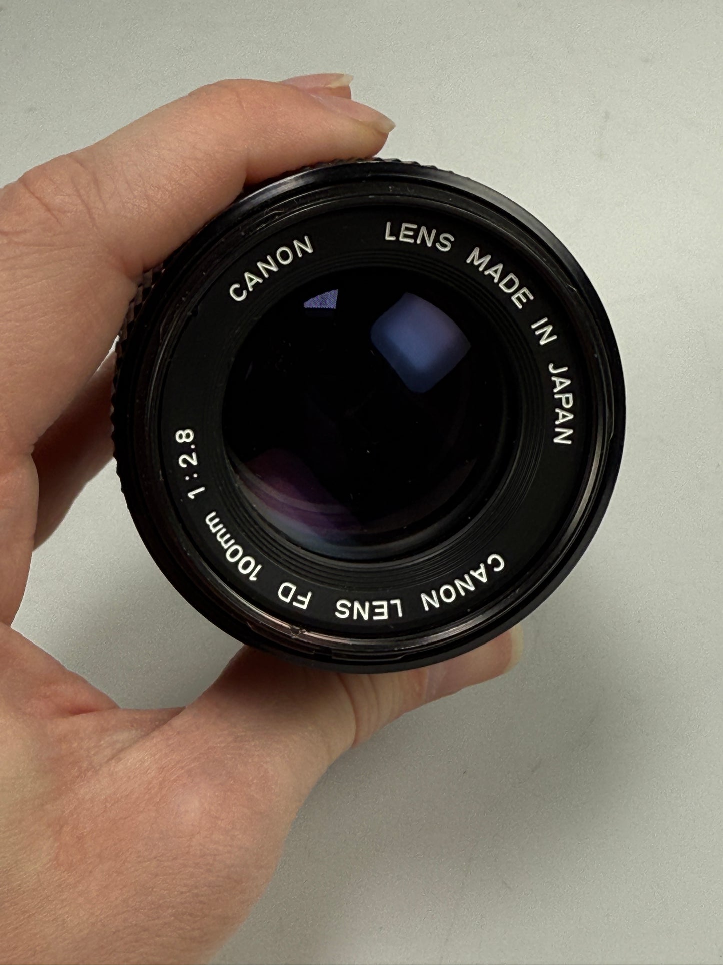 Canon FD New 100mm f2.8 Lens