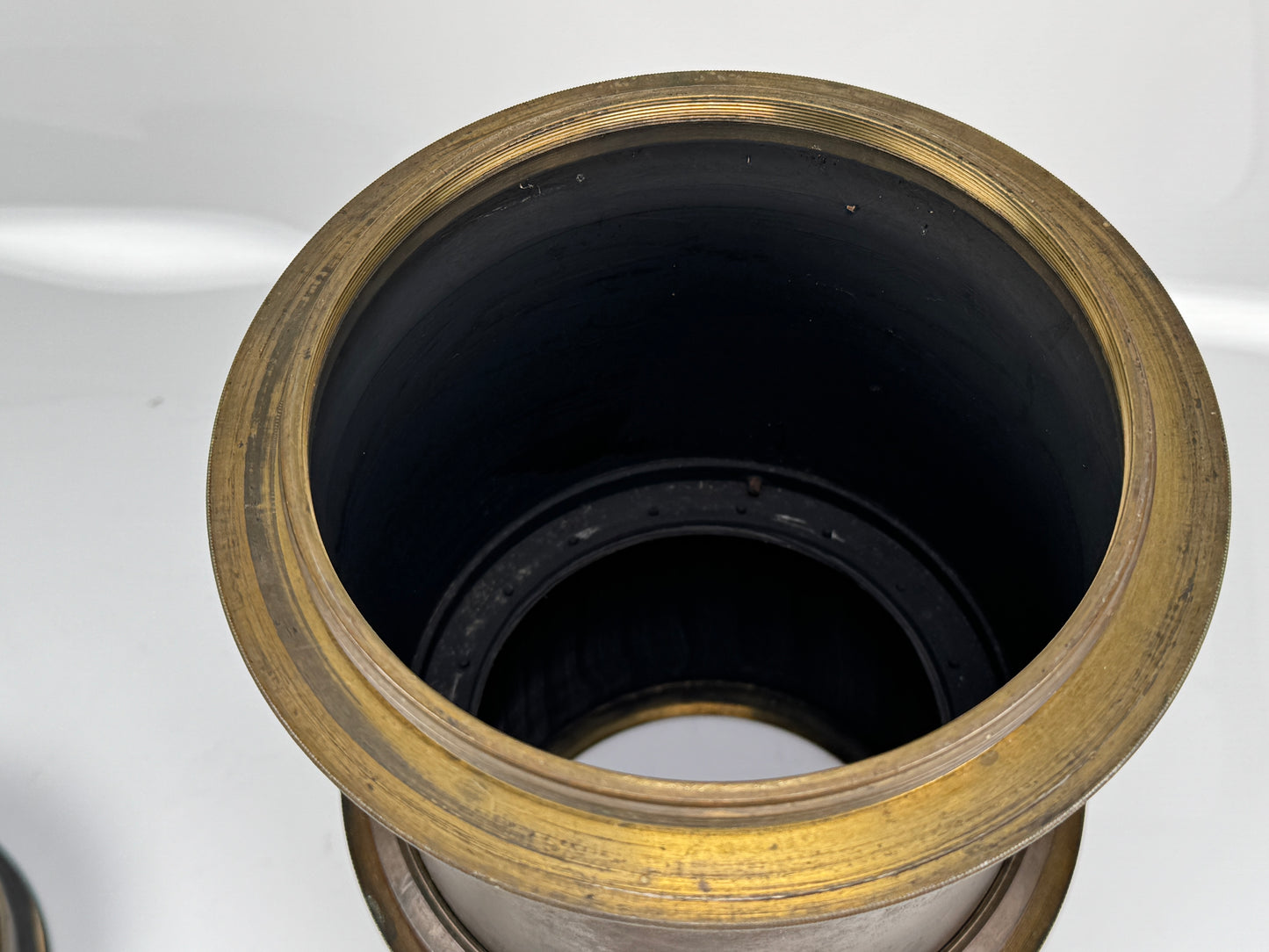 Holmes Booth Haydens early brass camera lens Large SN 6213 petzval