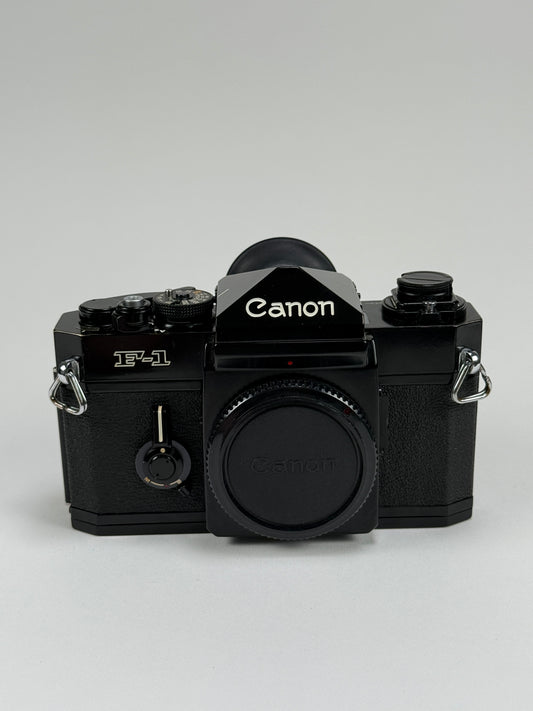 Canon F-1 Black 35mm SLR Film Camera Body