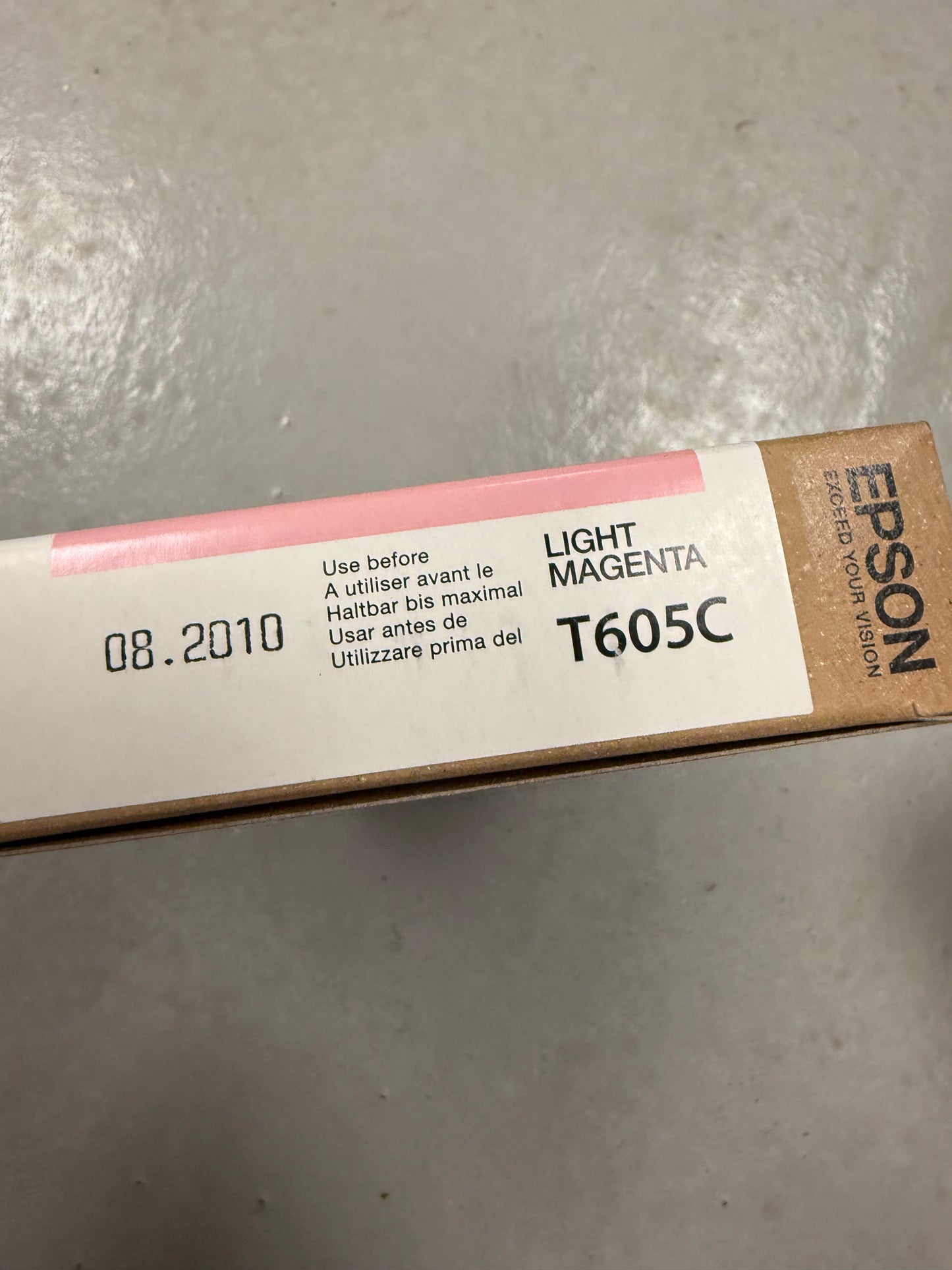 GENUINE EPSON T605C Light Magenta 110 ml K3 INK STYLUS PRO 4800 4880