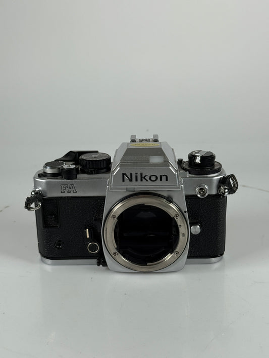 Nikon FA Silver 35mm SLR Film Camera Body