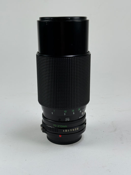Canon New FD NFD 70-210mm F4 MF Zoom Lens