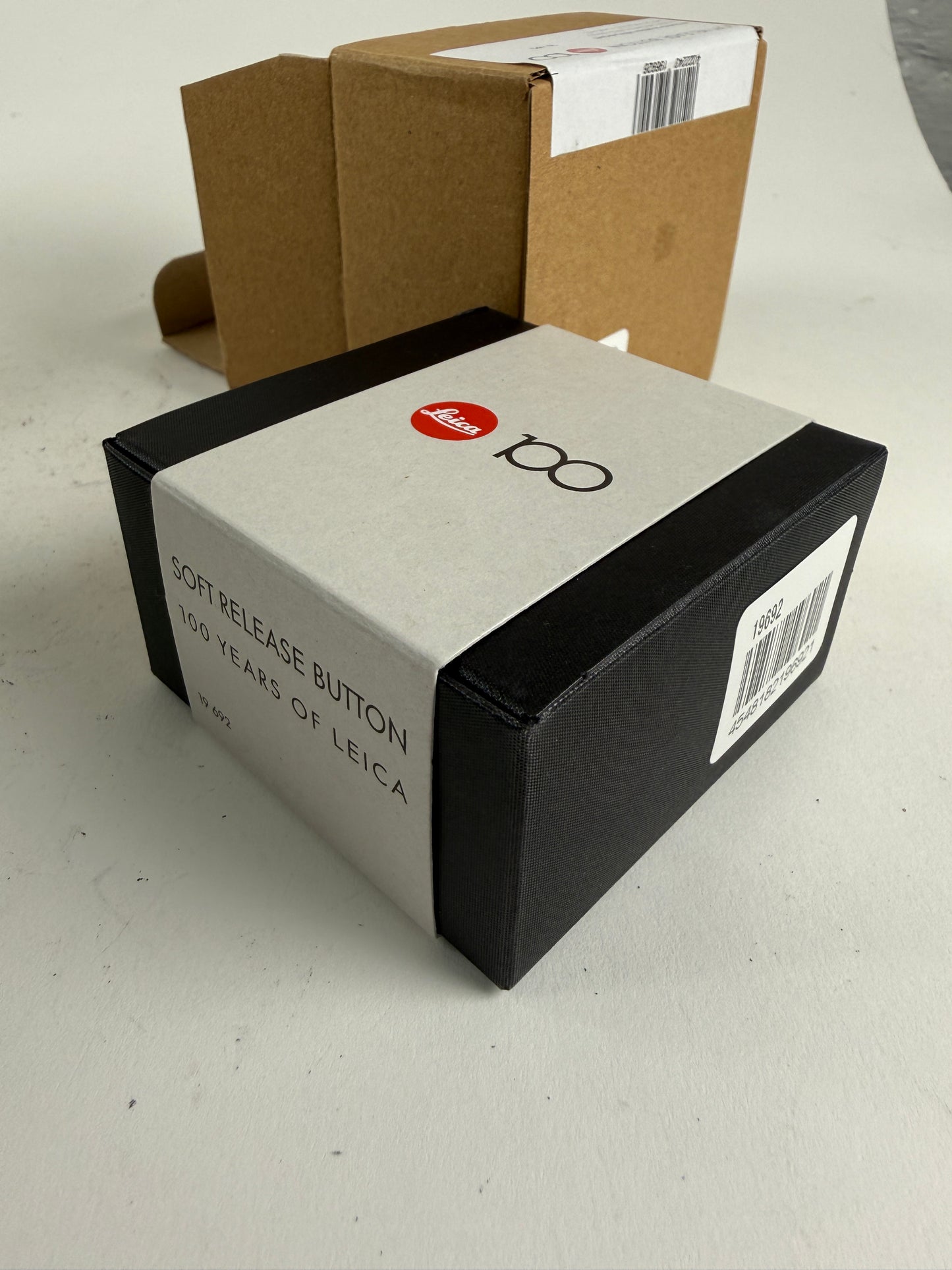 100 Years Of Leica Soft Release Button 19692 Silver Chrome Brass Limited