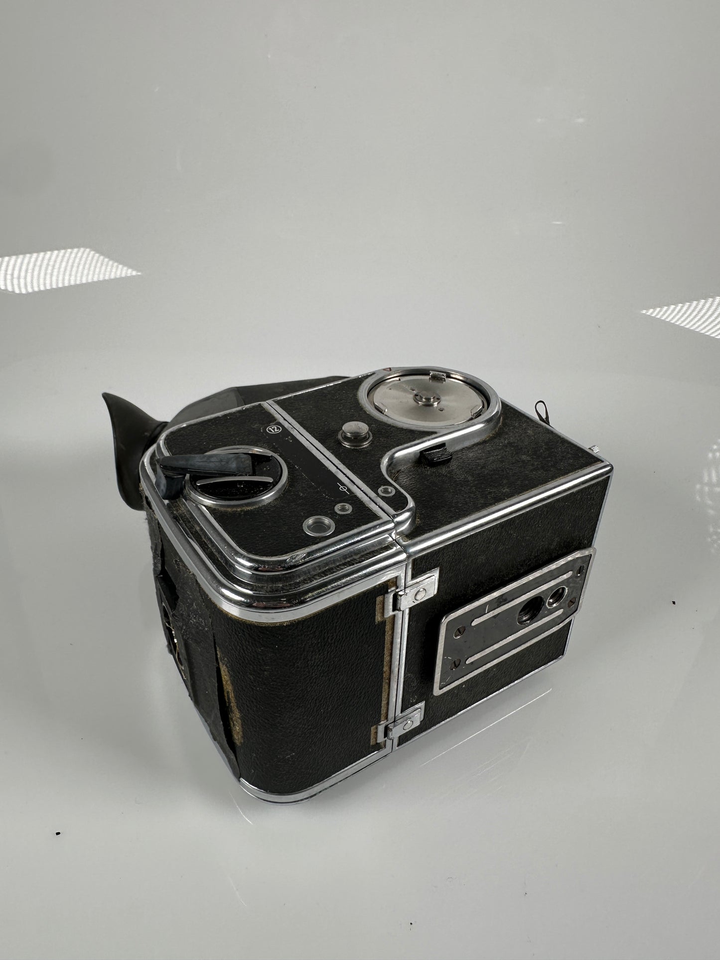 HASSELBLAD 500C Chrome CAMERA Body with NC2 prism, A12 120 back