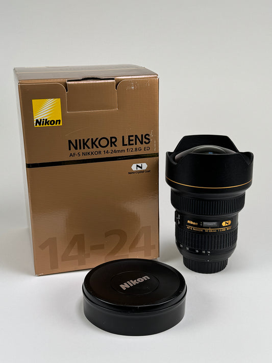Nikon Nikkor AF-S 14-24mm f2.8 G SWM ED IF Lens AFS