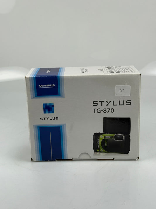 Olympus Stylus Tough TG-870 16.0MP Waterproof Digital Camera Black