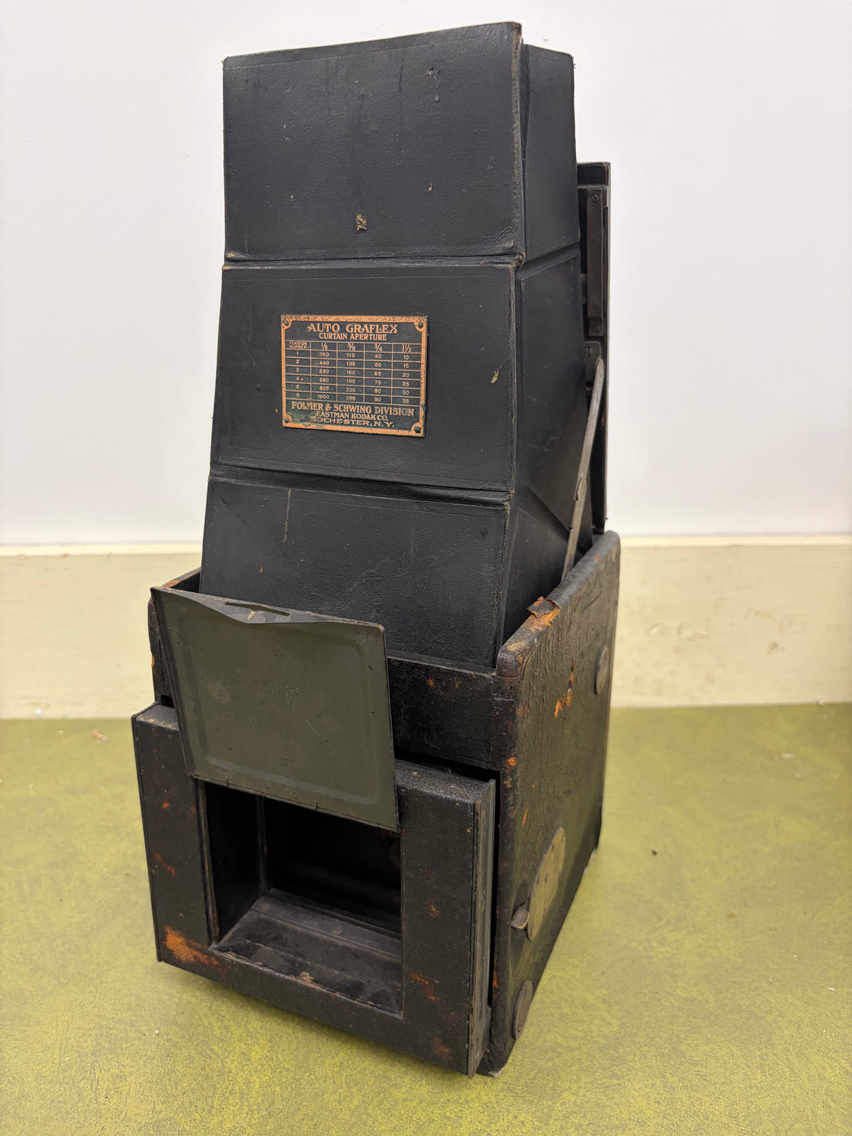 Graflex Auto Curtain Aperture 4x5 Focal Plane Shutter Camera