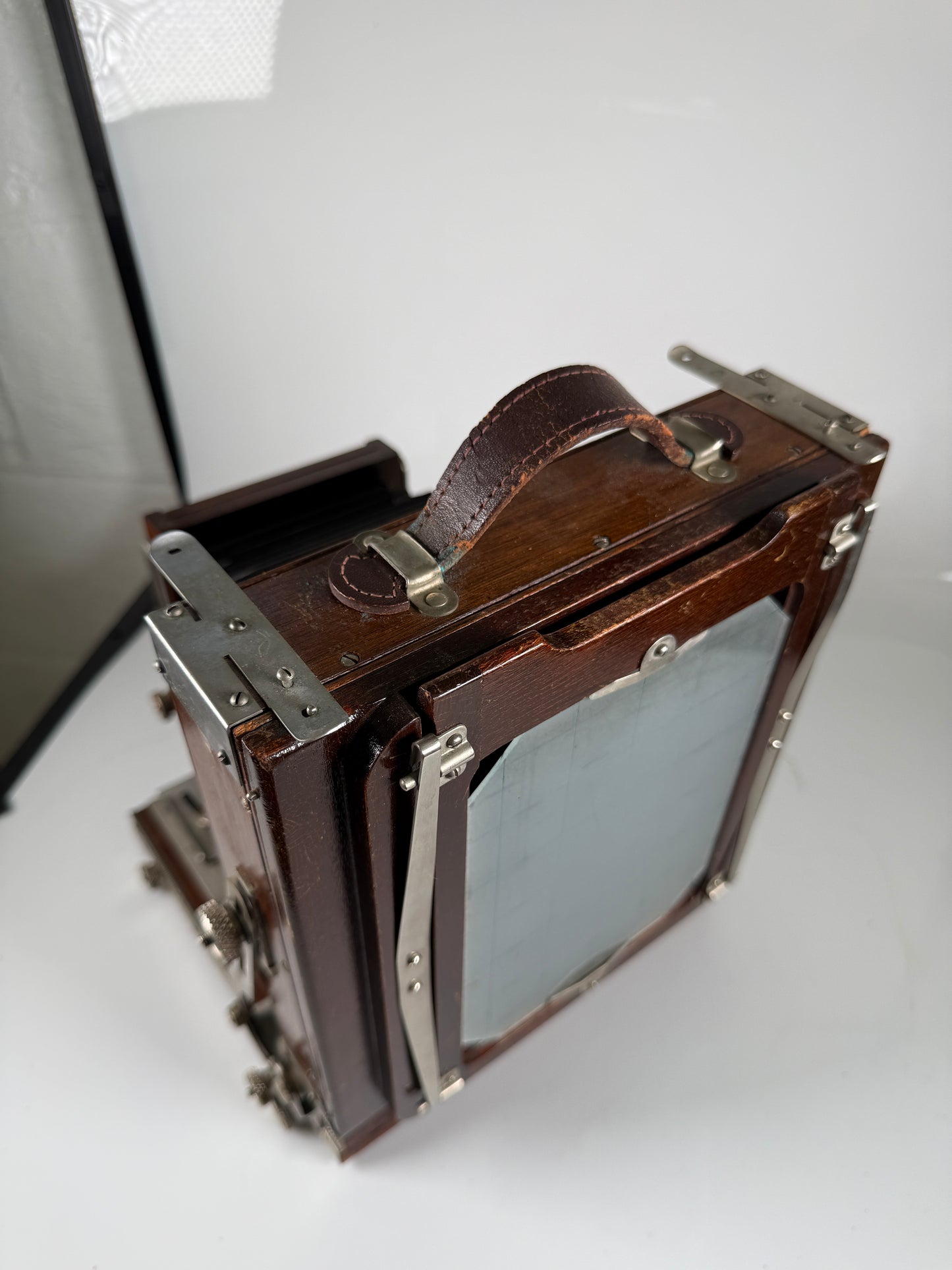 Deardorff 5X7 Large Format Film Wooden Camera Body with 4X5 Reducing Back