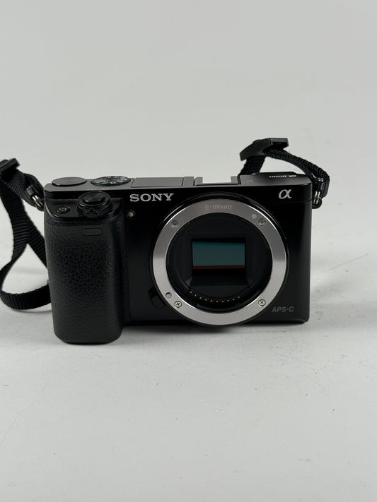 Sony Alpha A6000 24.3MP Digital Camera Black body