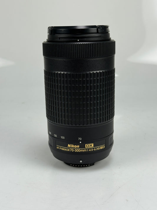 NIKON AF-P 70-300mm f4.5-6.3G ED DX Zoom lens