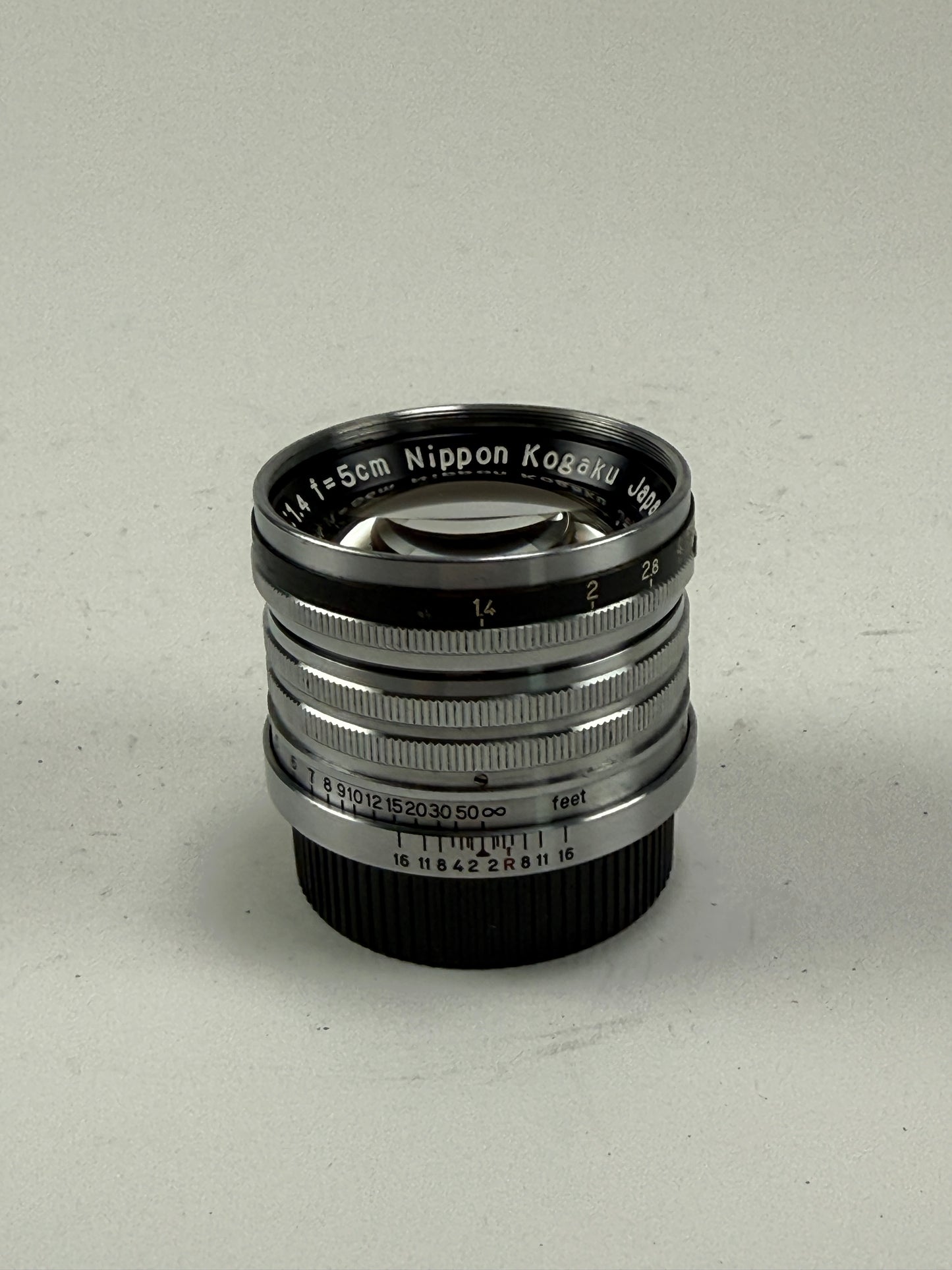 Nikon EP Black Rim NIKKOR SC S.C 5cm 50mm f1.4 Nippon Kogaku Japan Ltm