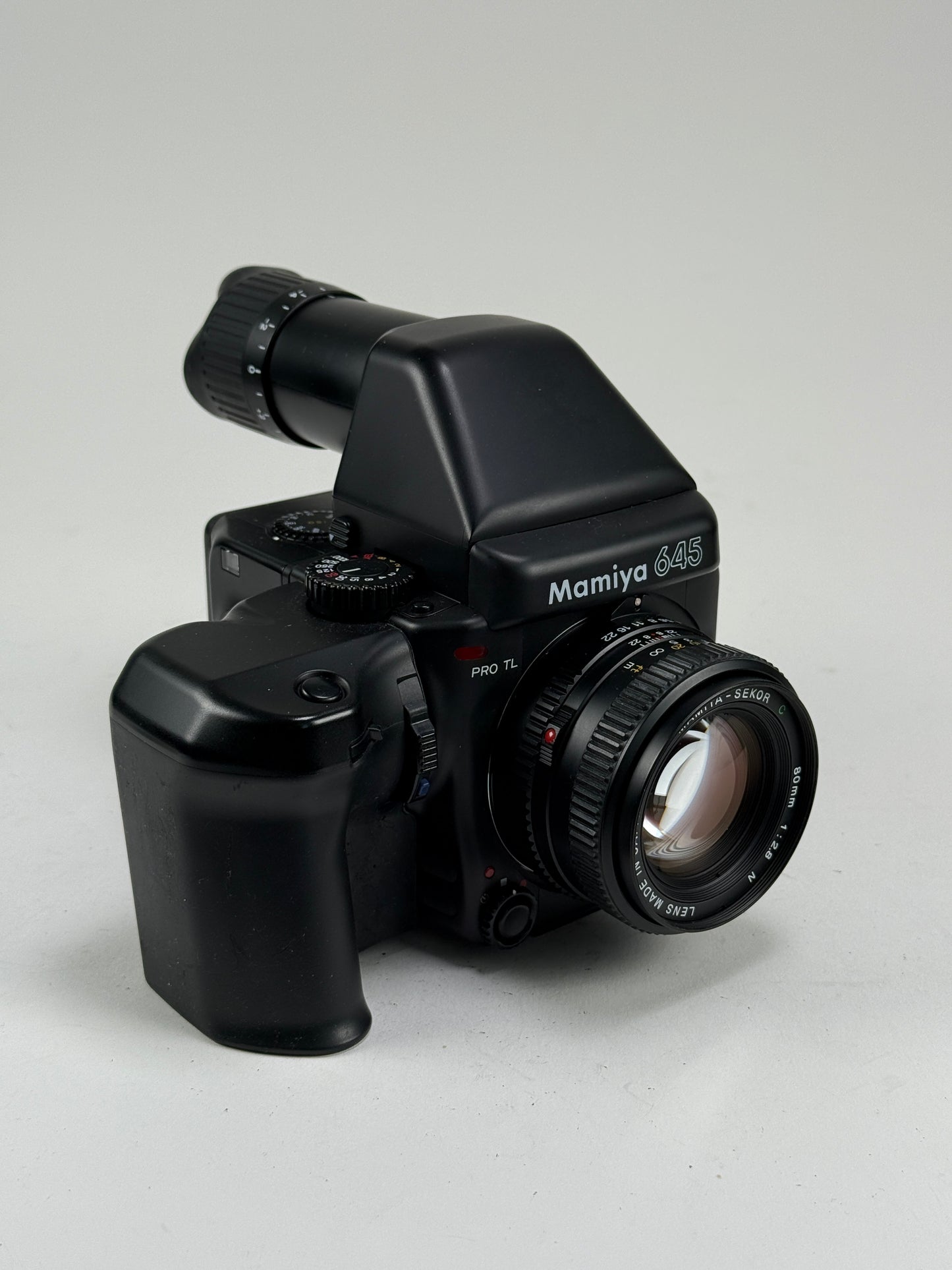 Mamiya 645 Pro TL, Finder, Sekor C 80mm f2.8 N, 120 back