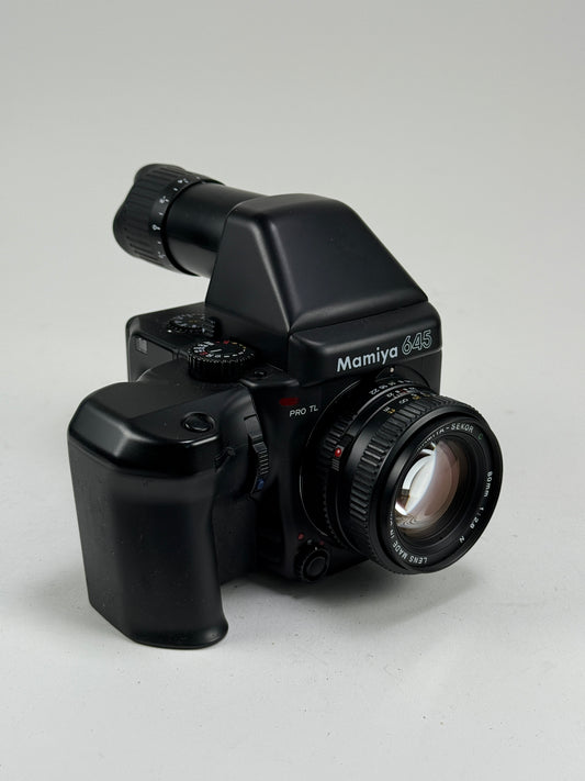 Mamiya 645 Pro TL, Finder, Sekor C 80mm f2.8 N, 120 back