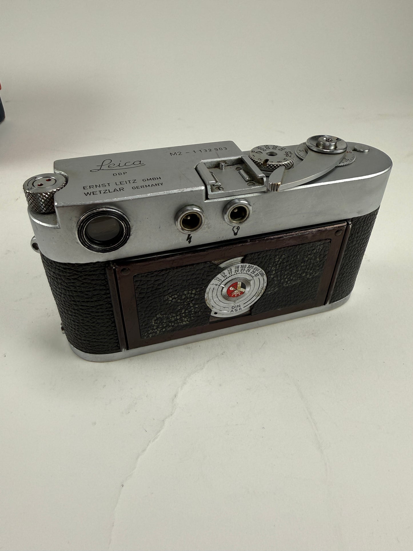 Leica M2 35mm rangefinder film camera body chrome LATE self timer 1132XXX