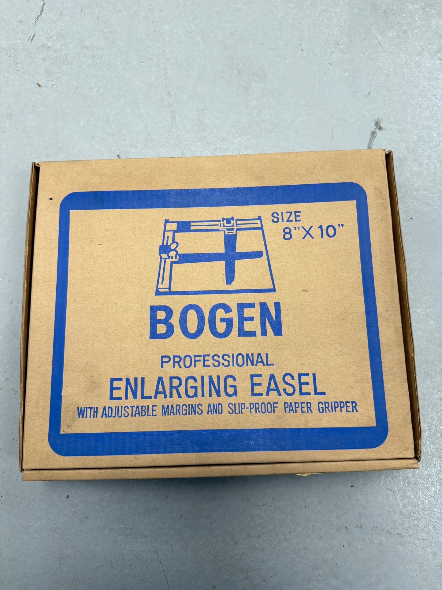 Bogen Vintage Darkroom Photo Printing Easel 8x10 Adjustable Blades