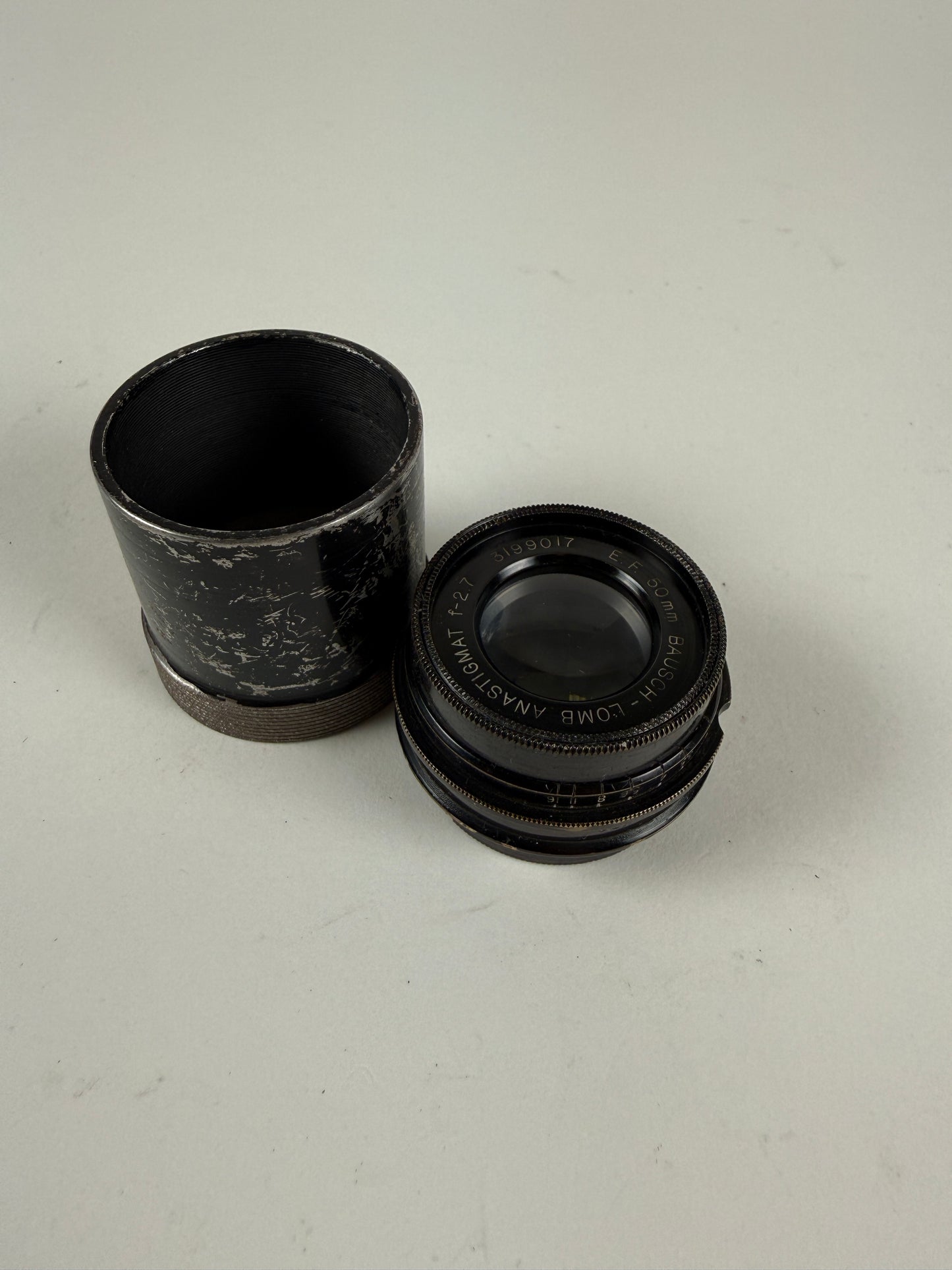Bausch & Lomb 2 inch 50mm F2.7 Lens Cinema Television RARE