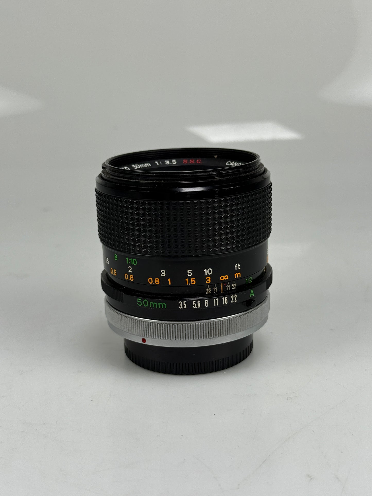 Canon FD Macro 50mm f3.5 S.S.C SSC MF Lens