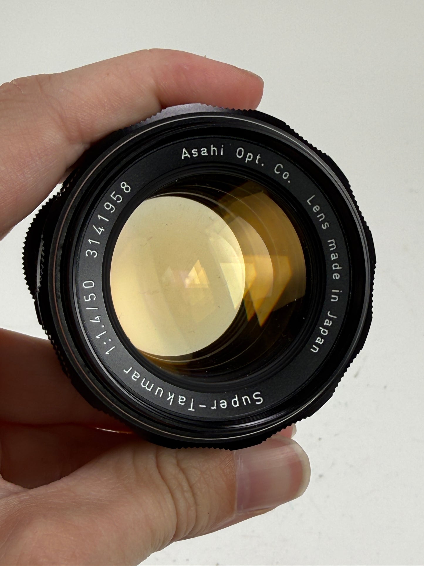 ASAHI PENTAX SUPER TAKUMAR 50mm F1.4 M42 lens