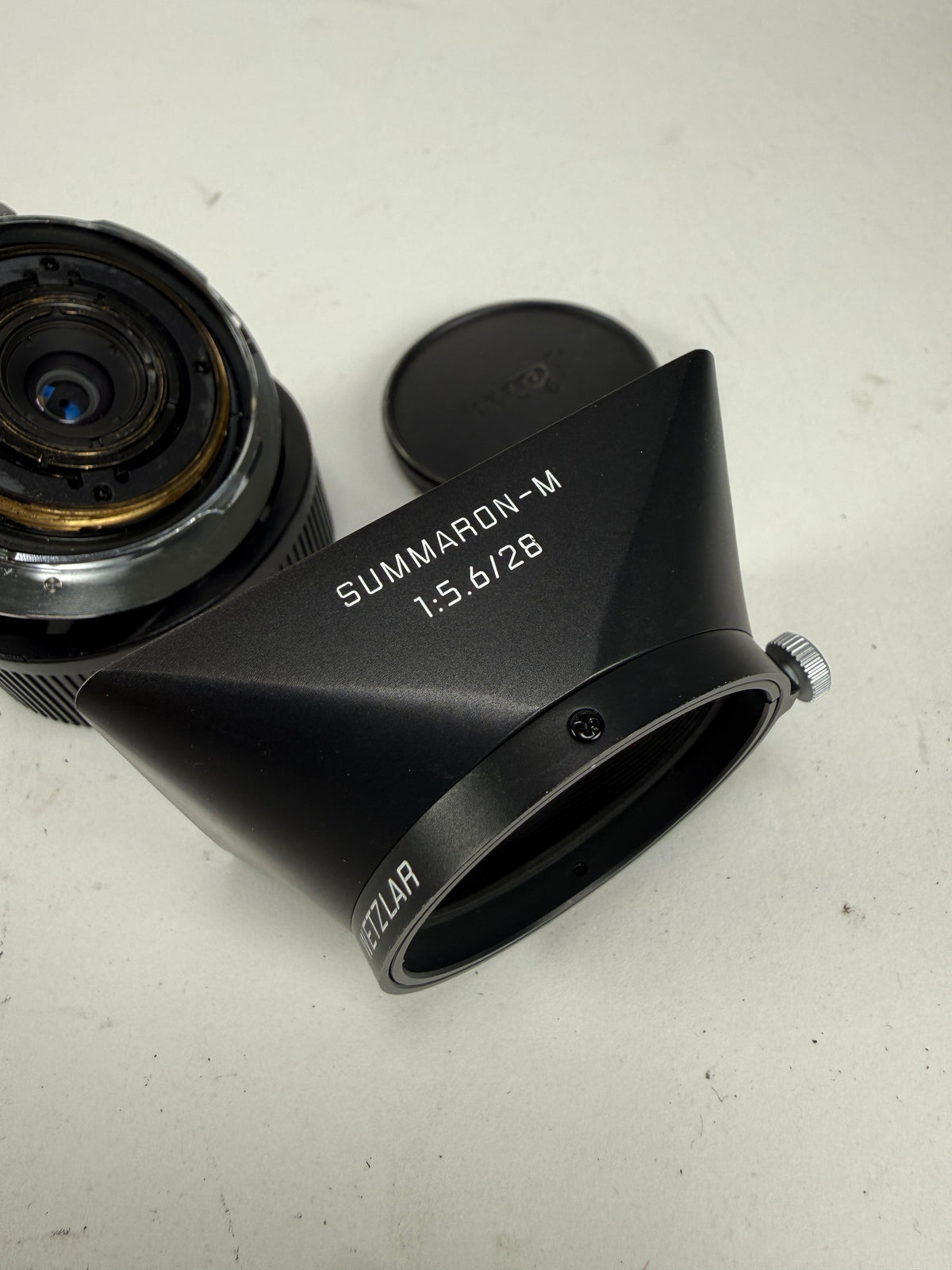 Leica 28mm F5.6 Summaron-M Matte Black chrome #11928 RARE