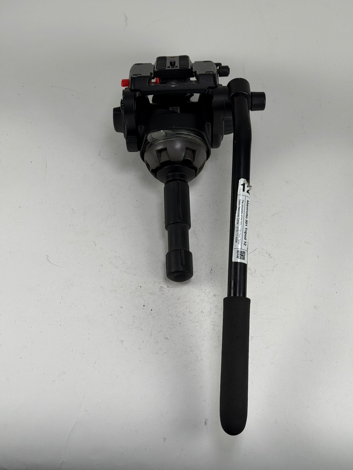 Manfrotto 501HVD Head Fluid Head w/ Handle, QR Plate