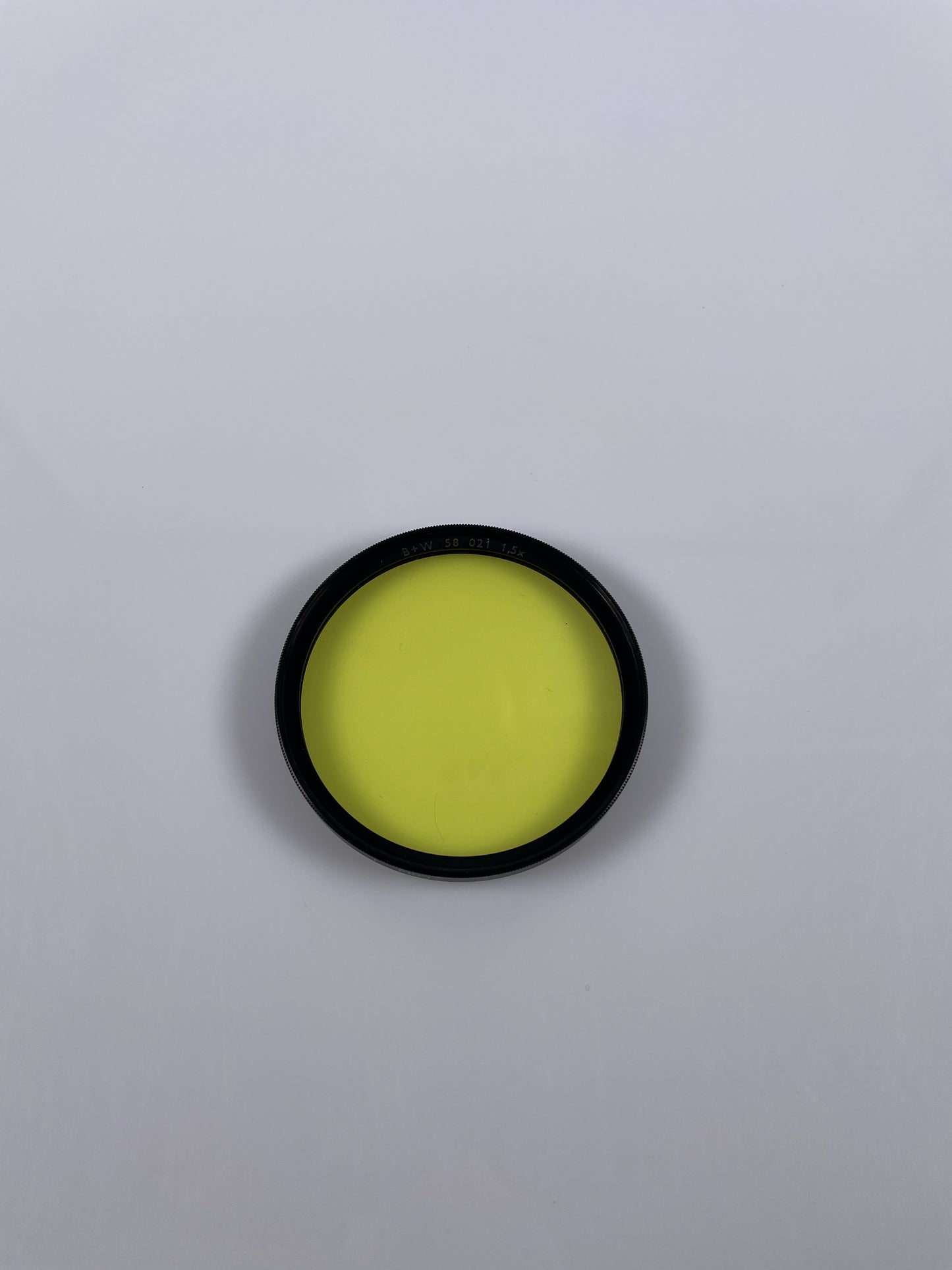 B+W 58mm 021 Glass lens Filter - Yellow 1.5x