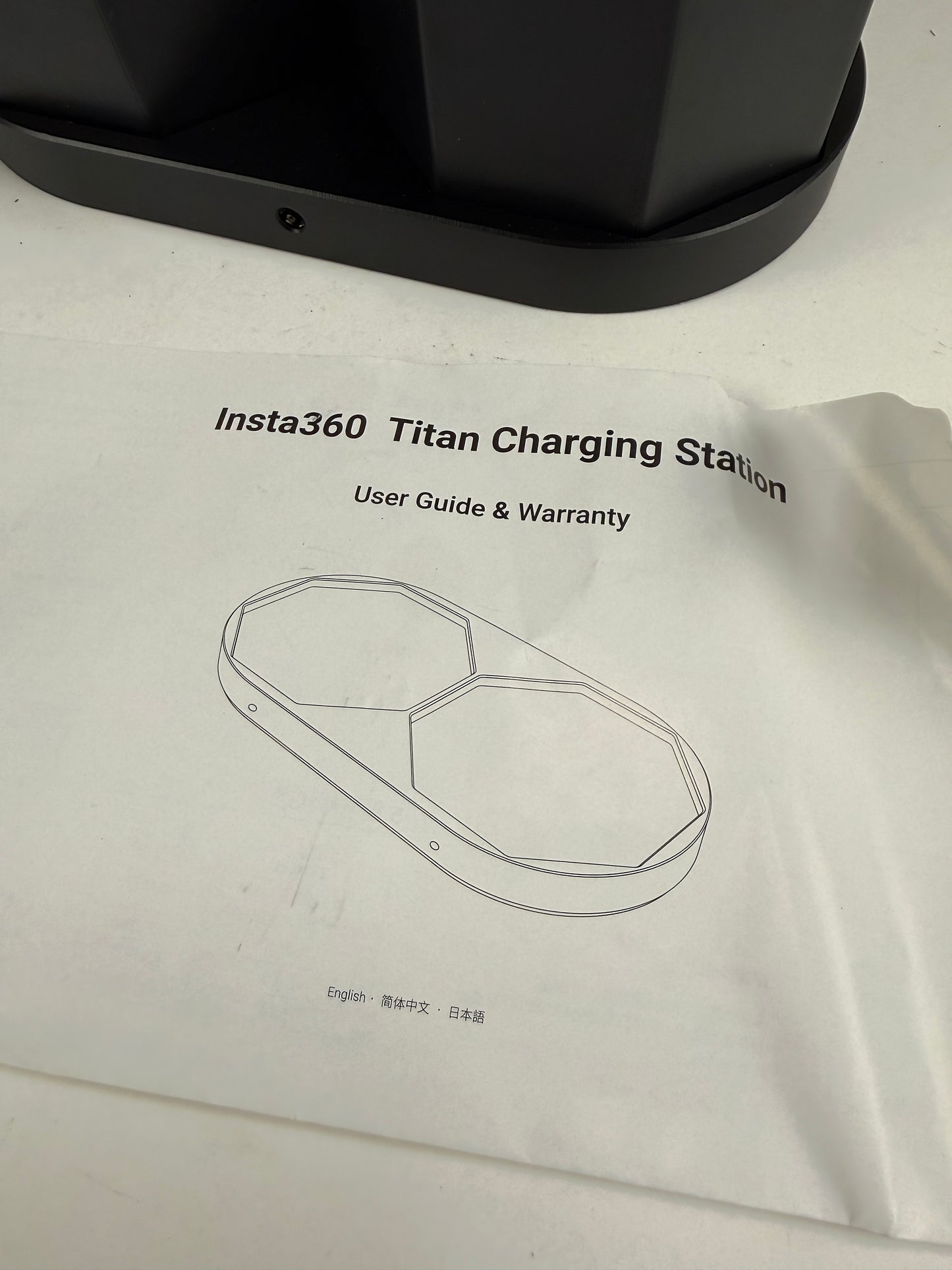 Insta360 Battery Charging Station for Titan VR Camera with 2 batteries