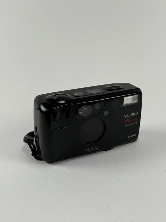 Yashica T4 Super T* Carl Zeiss 35mm F3.5 Len Camera black