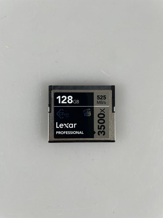 Lexar 128GB Professional 3500x CFast 2.0 Memory Card for 4K Video