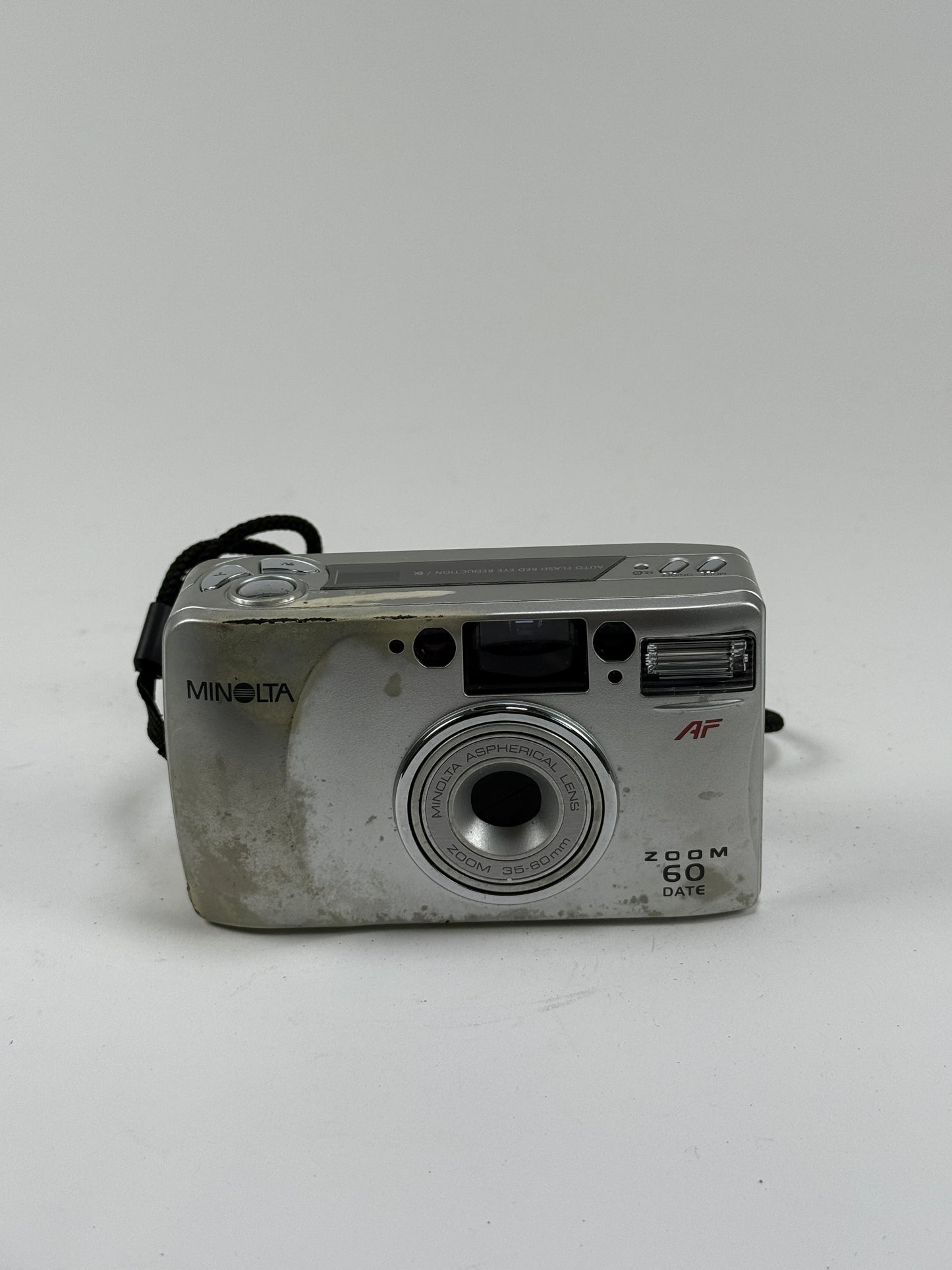 Minolta Zoom 60 Date 35mm Point & Shoot Silver Film Camera