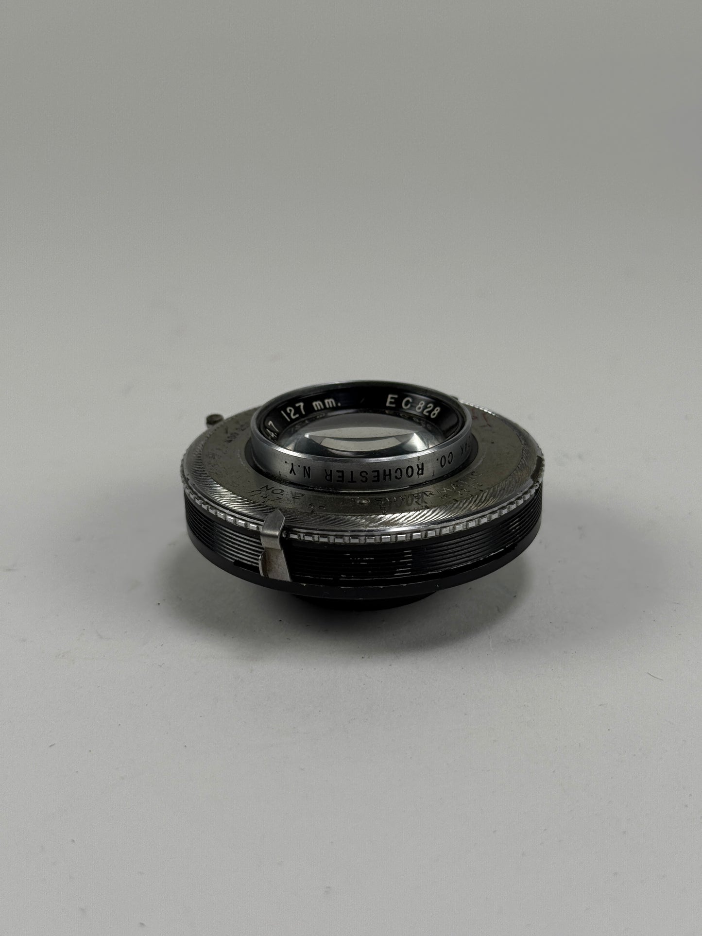Kodak Ektar 127mm f4.7 large format lens in shutter