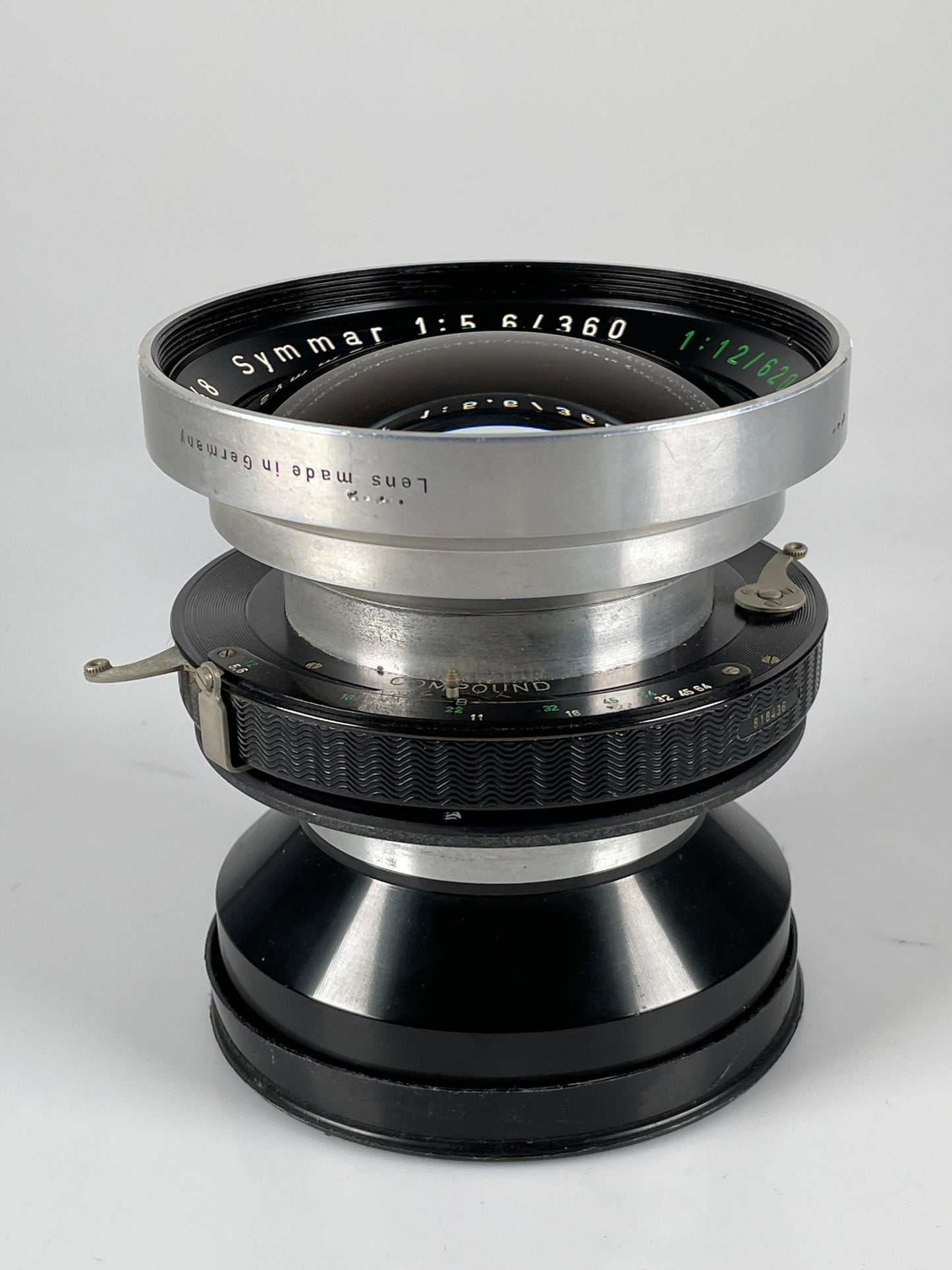 Schneider Kreuznach 360mm f5.6 620mm f12 Symmar Lens convertible 8x10