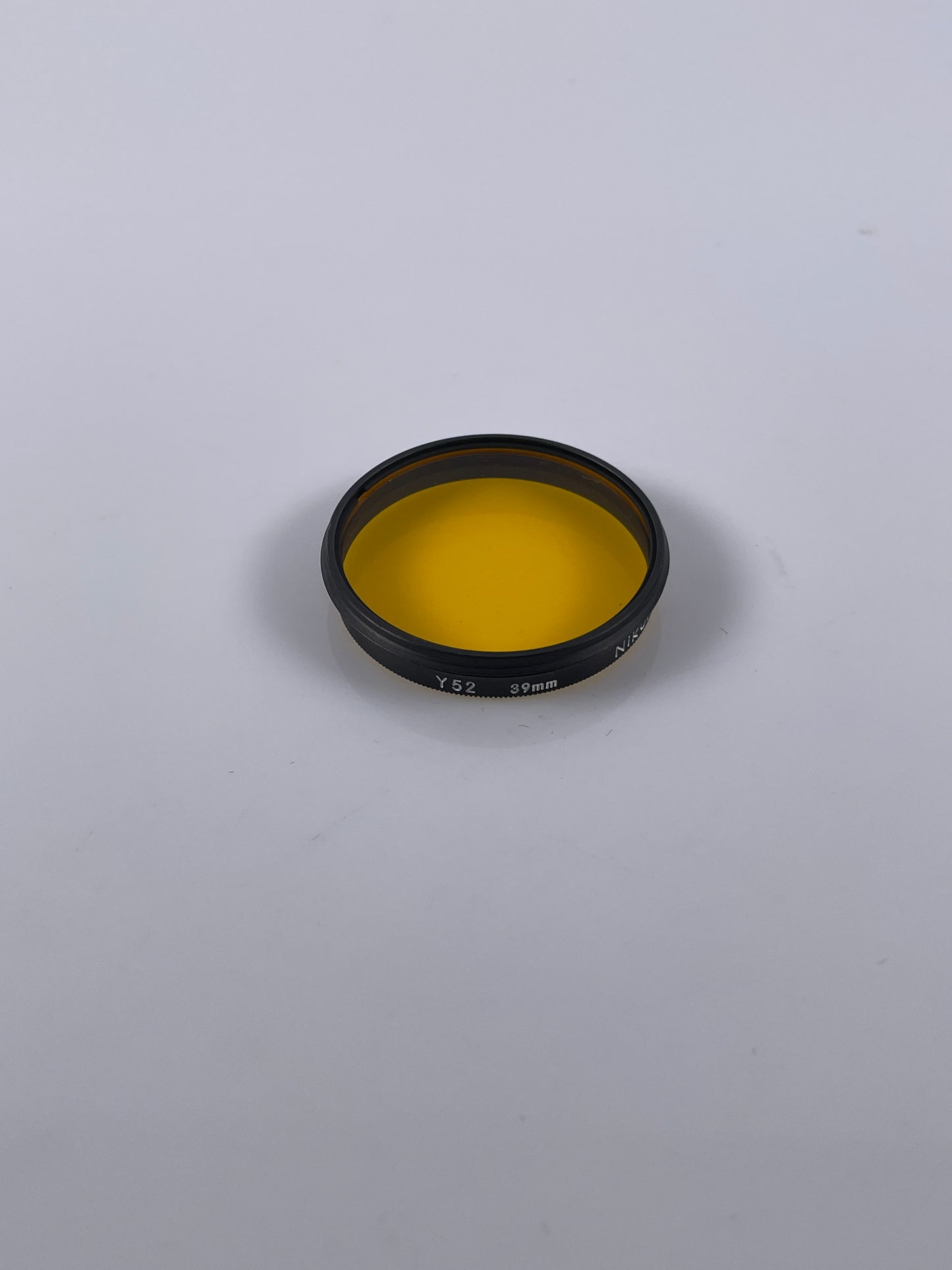 Nikon 39mm Yellow Y52 Glass Filter for Black & White Film