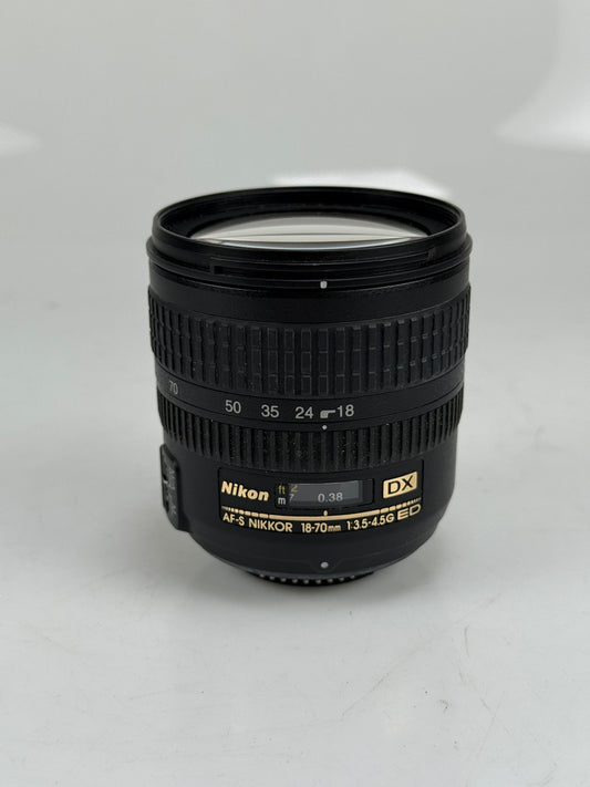 Nikon AF-S DX Nikkor 18-70mm f/3.5-4.5 G ED IF Autofocus APS-C Lens