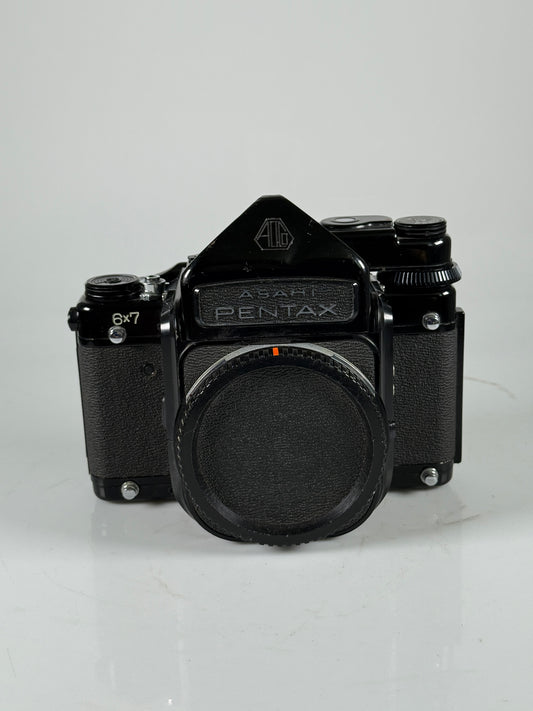 Pentax 67 6x7 Mirror Up MLU Body with metered prism