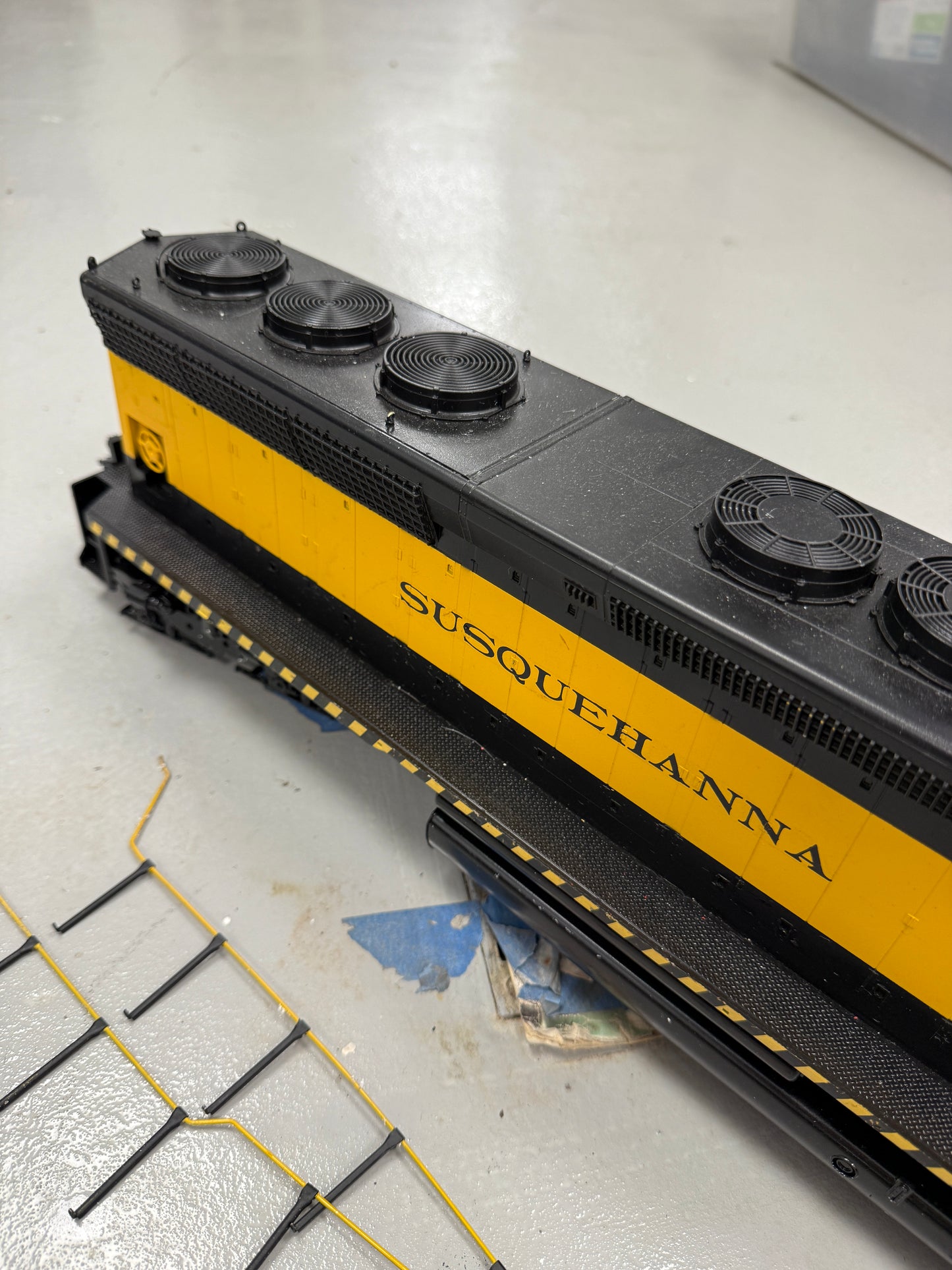 G Scale Susquehanna SD-45 diesel locomotive | #3614 | RARE train