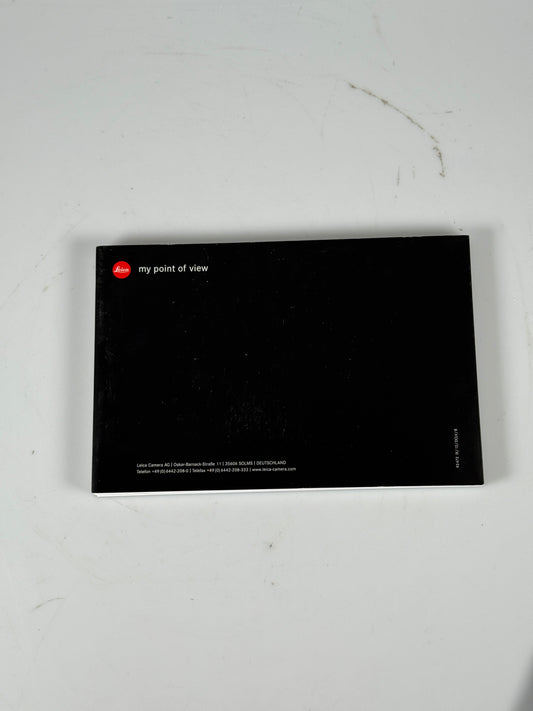 Leica M-E (2012) Genuine Camera Instruction Manual / Guide In English & German